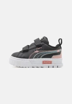 Puma Mayze Sweater- Trainers - Black/Future Pink/Green Fog