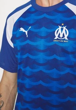 Puma Olympique De Marseille Prematch Ss - Print T-Shirt - Team Royal/Clyde Royal -Fashion clothing 6dfb060de2a448fc98141ffc7f524252