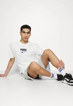 Puma Classics Pintuck- Shorts - Platinum Gray -Fashion clothing 6eee1faa00ac48c8a2c35fc5a9fd4a36