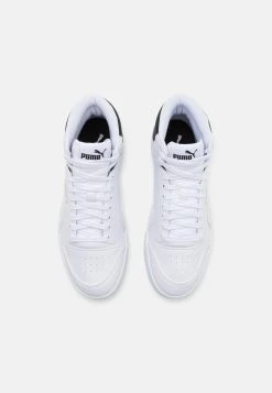 Puma Shuffle Mid Unisex - High-Top Trainers - White/Black/Team Gold -Fashion clothing 700af39d84aa46aabdc30b61a525b3d2