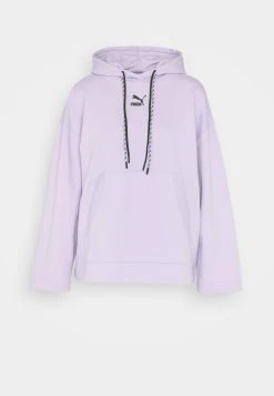 Puma Dare To Oversized Hoodie - Sweatshirt - Vivid Violet -Fashion clothing 701a8fabc6bf4e2f9c6a149b23116e7e