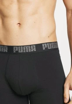 Puma Basic4P Ecom - Pants - Black/Grey Melange -Fashion clothing 71bd374c59c9468a8c10b3fd8052906c