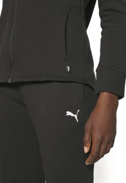 Puma Classic HoodedFl Cl - Tracksuit - Black -Fashion clothing 72e60bed2f014b6aac1681830cbda795