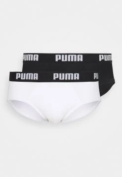 Puma Basic Brief 2 Pack - Briefs - White/Black -Fashion clothing 741a3ce7a583432d8dbaf550d5776be6