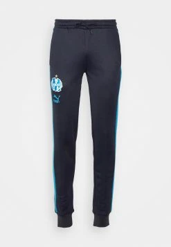 Puma Olympique De Marseille Ftblheritage T7 Track Pants - Club Wear - French Night/Bleu Azur -Fashion clothing 785d4c354a704873988b1bcaa2794218