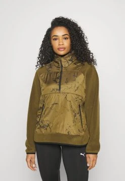 Puma Seasons- Fleece Jumper - Deep Olive