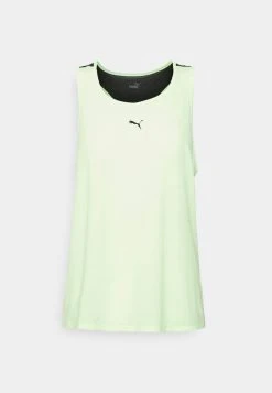 Puma Train All Day Tank - Top - Speed Green/Black -Fashion clothing 7c049af7591d4656bfc87c473b4e1671