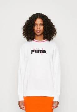 Puma Team Crew- Sweatshirt - White