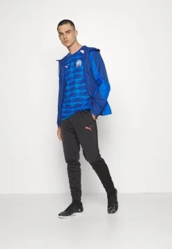 Puma Olympique De Marseille Prematch Ss - Print T-Shirt - Team Royal/Clyde Royal -Fashion clothing 7e1a858017744525b9b55780a1099af9