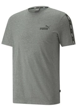 Puma Ess Tape - Print T-Shirt - Medium Gray Heather -Fashion clothing 7ed6962997d24182aea36eb6b46469e8