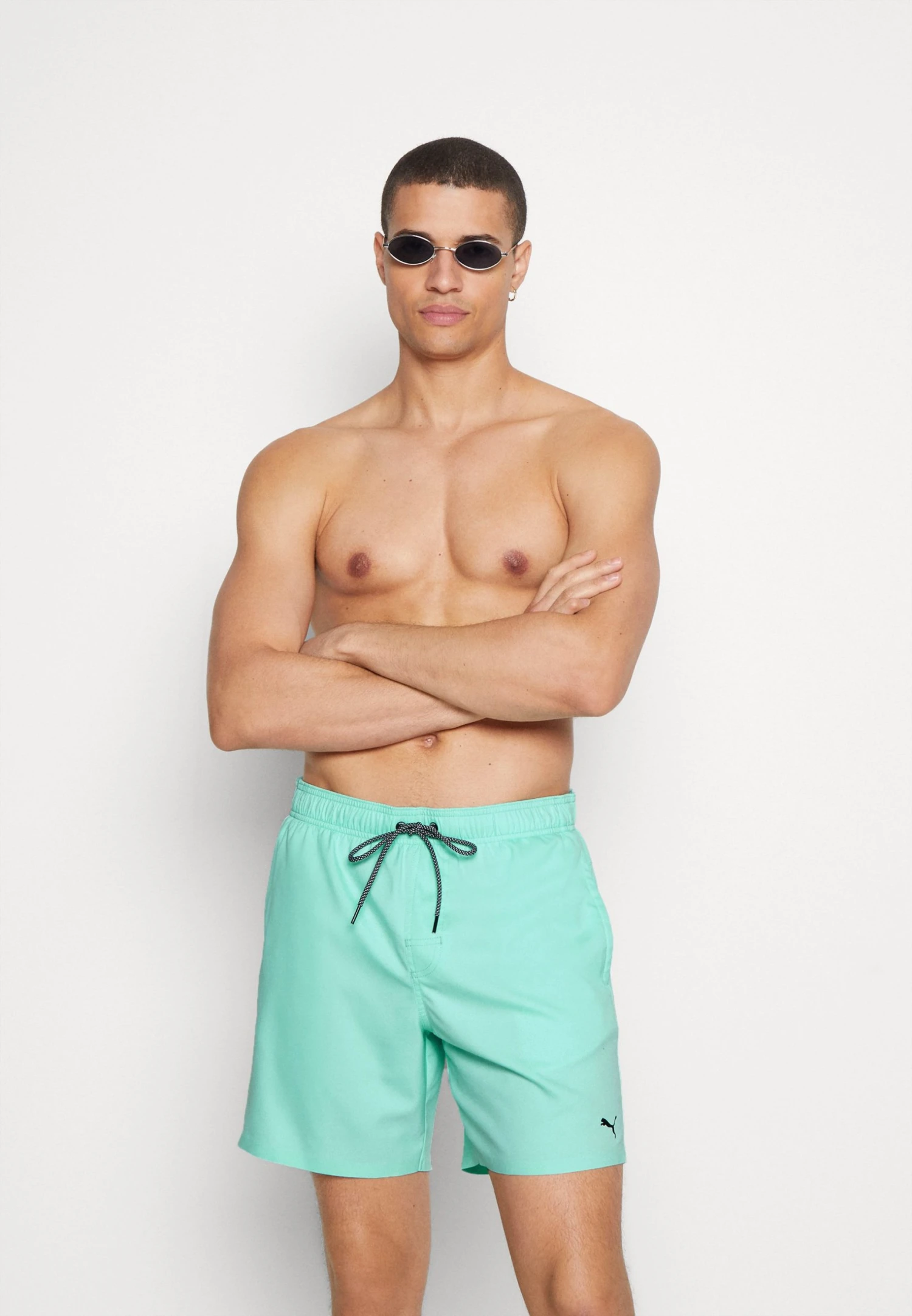 Puma Swim Men Medium Length - Swimming Shorts - Electric Mint 3 Puma Swim Men Medium Length - Swimming Shorts - Electric Mint