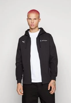 Puma Bmw - Zip-Up Sweatshirt - Black -Fashion clothing 80d09f69ecd34d5180ab8c9377ec7242