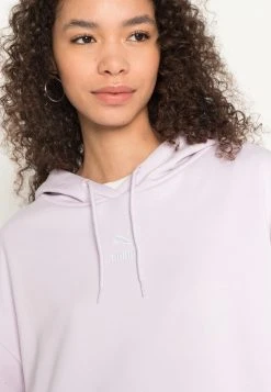 Puma Classics Oversized Hoodie- Sweatshirt - Lavender Fog -Fashion clothing 85389fcf272443fe8e31c7d3952ba606