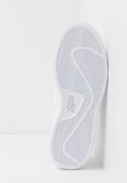 Puma Smash Unisex - Trainers - White/High Risk Red/Team Gold -Fashion clothing 8566f197482c473c93fc8daa28acbd92