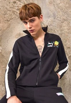 Puma Spongebob Jacket - Zip-Up Sweatshirt - Black