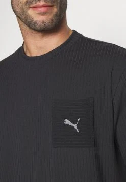 Puma Studio Unwind Tee - Sports T-Shirt - Black -Fashion clothing 85dcc62d00ab4201b58213c817755df7