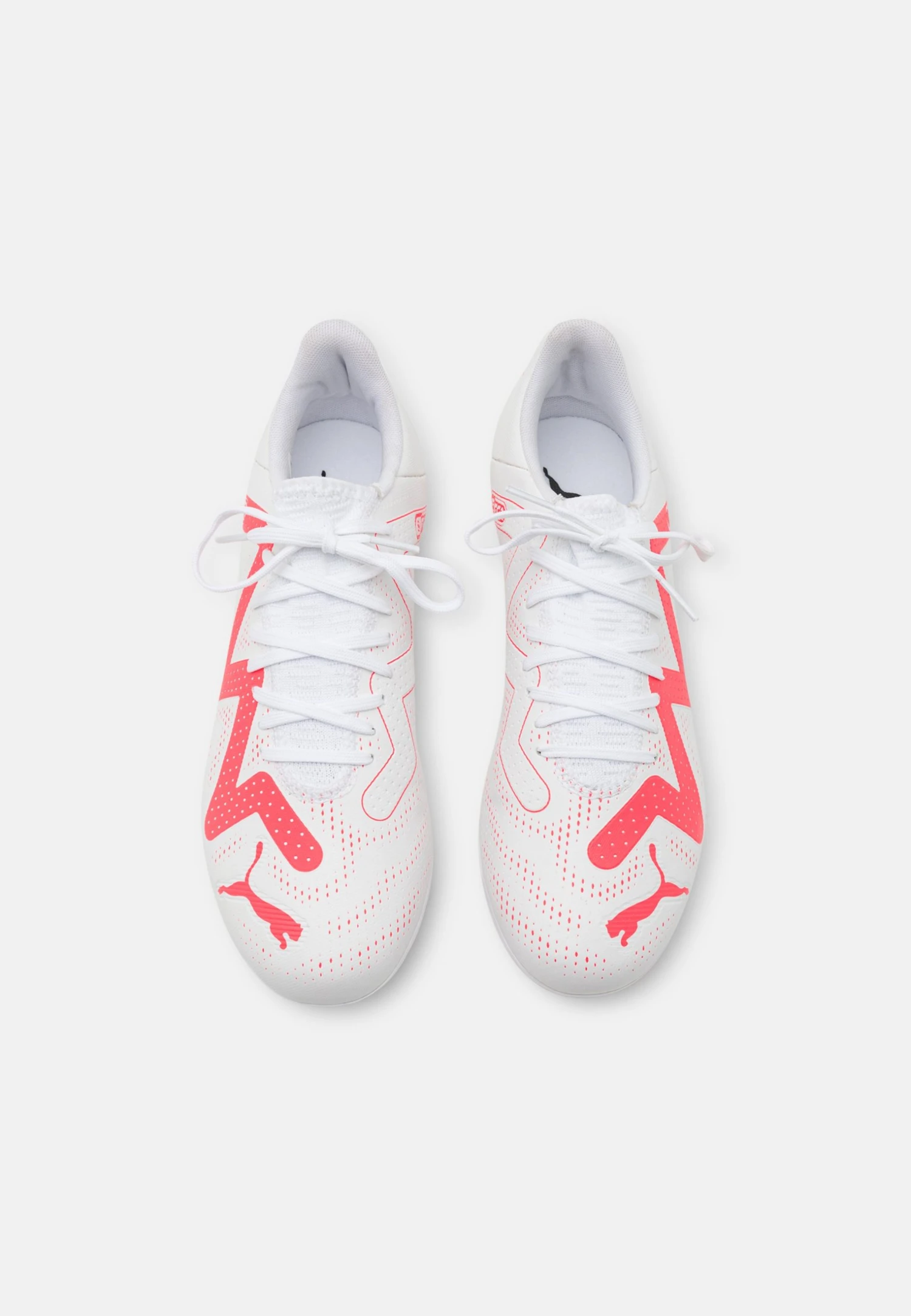 Puma Future Play Mg - Moulded Stud Football Boots - White/Fire Orchid 6 Puma Future Play Mg - Moulded Stud Football Boots - White/Fire Orchid - Image 4