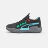 Puma Court Rider Chaos Block Party - Basketball Shoes - Black/Cast Iron -Fashion clothing 86f1082f029540eab40ac066c7a94144