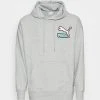 Puma Fandom Hoodie Unisex - Sweatshirt - Light Gray Heather -Fashion clothing 874cd38dbe4444b783ae1339d0fa890c