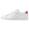 Puma Smash Unisex - Trainers - White/High Risk Red/Team Gold -Fashion clothing 88d4063346fe418687c0a8d7f95b3f4c
