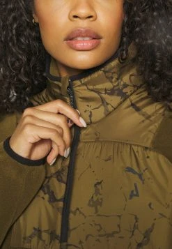 Puma Seasons- Fleece Jumper - Deep Olive -Fashion clothing 897f29e585c64e059e5a1457b007142b