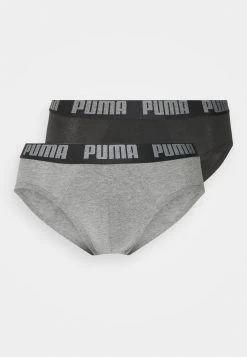 Puma Basic Brief 2 Pack - Briefs - Dark Grey Melange/Black 10 Puma Basic Brief 2 Pack - Briefs - Dark Grey Melange/Black -Fashion clothing 89d7050e68054f22a7dd7f1ed5788542