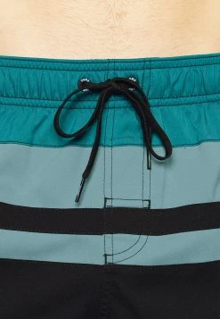 Puma Men Heritage - Swimming Shorts - Black/Teal -Fashion clothing 8b1083e304944be7862ad83a1768ea78