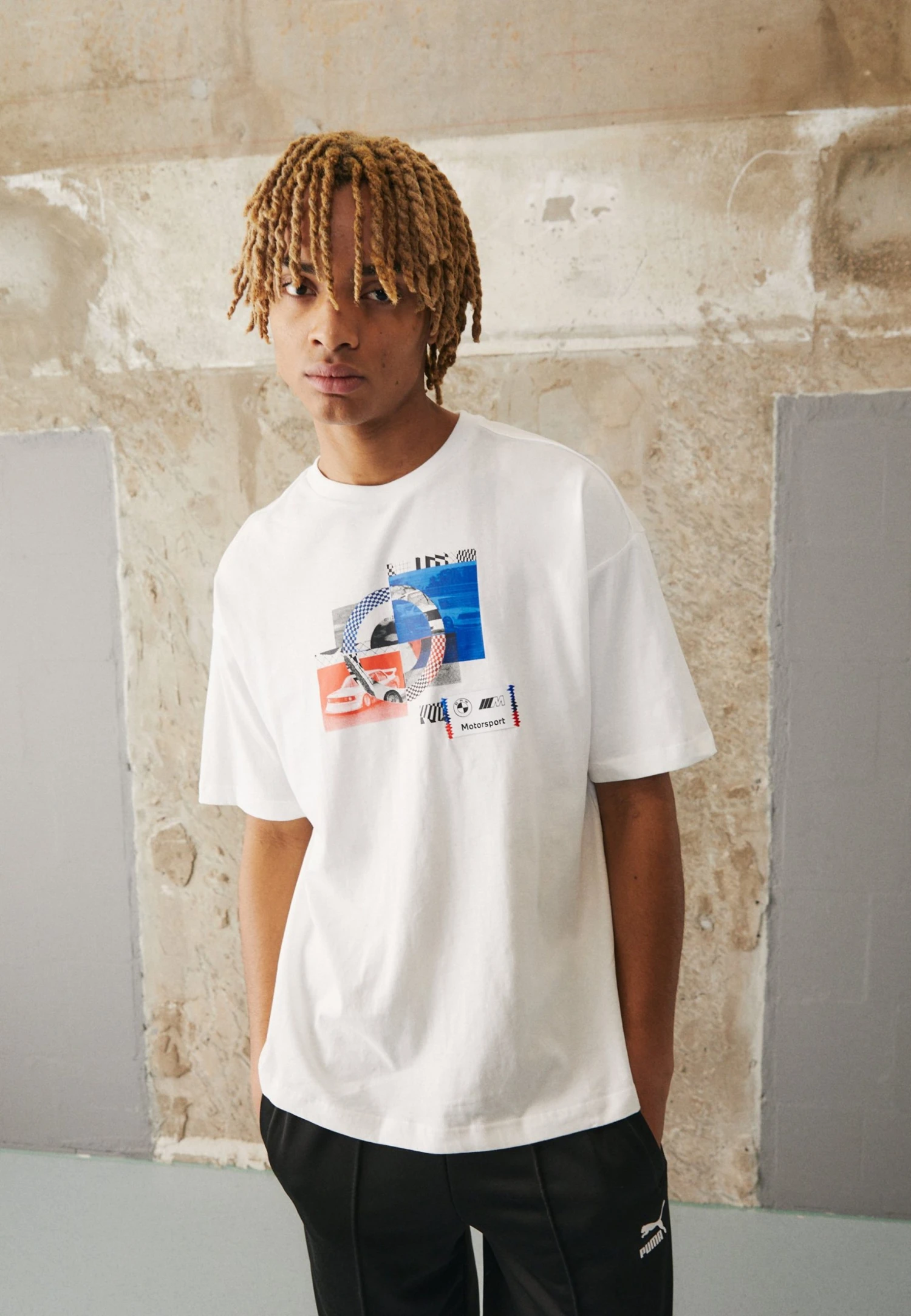 Puma Bmw Statement Car Graphic - Print T-Shirt - White 3 Puma Bmw Statement Car Graphic - Print T-Shirt - White