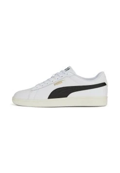 Puma Smash 3.0 Unisex - Trainers - White Black Gold Frosted Ivory