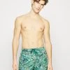 Puma Swim Men Printed - Swimming Shorts - Green Mashup