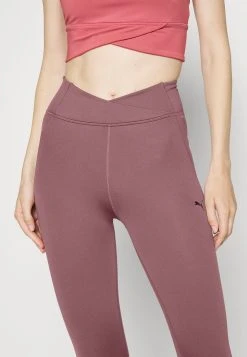 Puma Studio Yogini Cross Waist Full - Leggings - Dusty Plum -Fashion clothing 8e92898ad1f945e9852d1634c7a2ca27