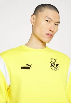 Puma Bvb Borussia Dortmund Ftblarchive Crew - Sweatshirt - Cyber Yellow/Flat Dark Gray -Fashion clothing 8f556d40c9414444ab34b658beea02ed