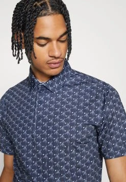 PUMA Golf Mattr Palms - Polo Shirt - Navy Blazer/White Glow -Fashion clothing 8f6e3845df42481d8de33da7ae736409