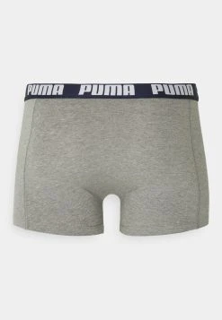 Puma Basic 2 Pack - Pants - Blue/Grey Melange -Fashion clothing 8fbdc78928834454bab7d7723a05e0e6