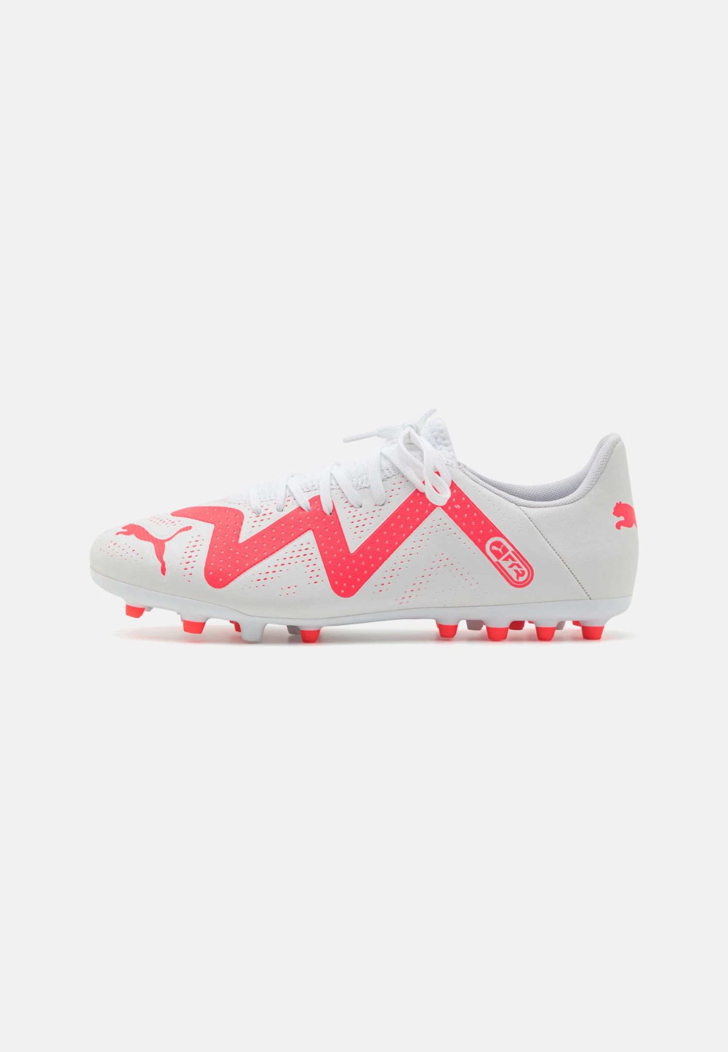 Puma Future Play Mg - Moulded Stud Football Boots - White/Fire Orchid 3 Puma Future Play Mg - Moulded Stud Football Boots - White/Fire Orchid