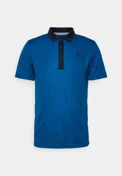 PUMA Golf Gamer - Polo Shirt - Lake Blue-Navy Blazer -Fashion clothing 95f1f614ab5a4193a0c57ba6c0d0246e