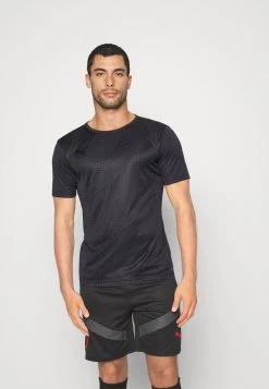 Puma Individual Rise Graphic- Sports T-Shirt - Asphalt/Black