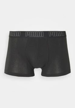 Puma Basic 2 Pack - Pants - Dark Grey Melange/Black -Fashion clothing 9aabeabff5b74e4da594470da2d6c867