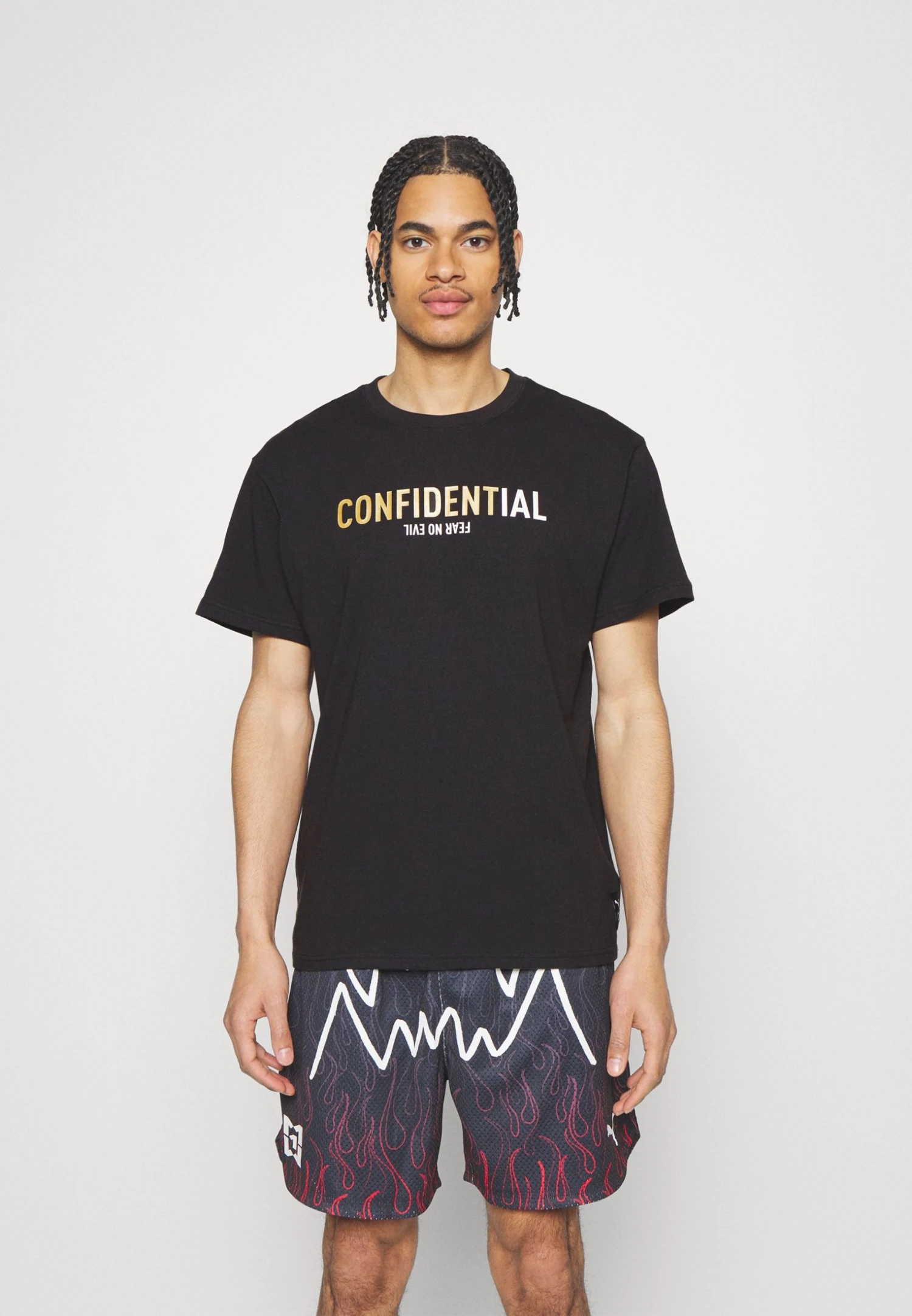 Puma X Mikey Confidential Tee - Print T-Shirt - Black 5 Puma X Mikey Confidential Tee - Print T-Shirt - Black - Image 3