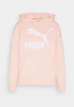 Puma Classics Logo Hoodie - Sweatshirt - Rose Dust -Fashion clothing 9d6eafb5ab934e289cf2246e6aae10fa