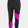 Puma Train Favorite Plus - Leggings -Black/Deep Orchid -Fashion clothing 9deff89fef0942aa9234fd5b0294d85b