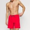 Puma Swim Men Medium Length - Swimming Shorts - Red -Fashion clothing 9ff11590fdf545ada7101f27d35fc4c2