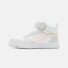 Puma Rebound V6 Mid Unisex - High-Top Trainers - White/Frosty Pink/Sedate Gray -Fashion clothing a06cfbc7870d4147b52cf555bc63f498