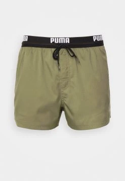 Puma Swim Men Logo Length Swim Shorts - Swimming Shorts - Moss Green -Fashion clothing a14710b89d4f4d278b0d331de0846721