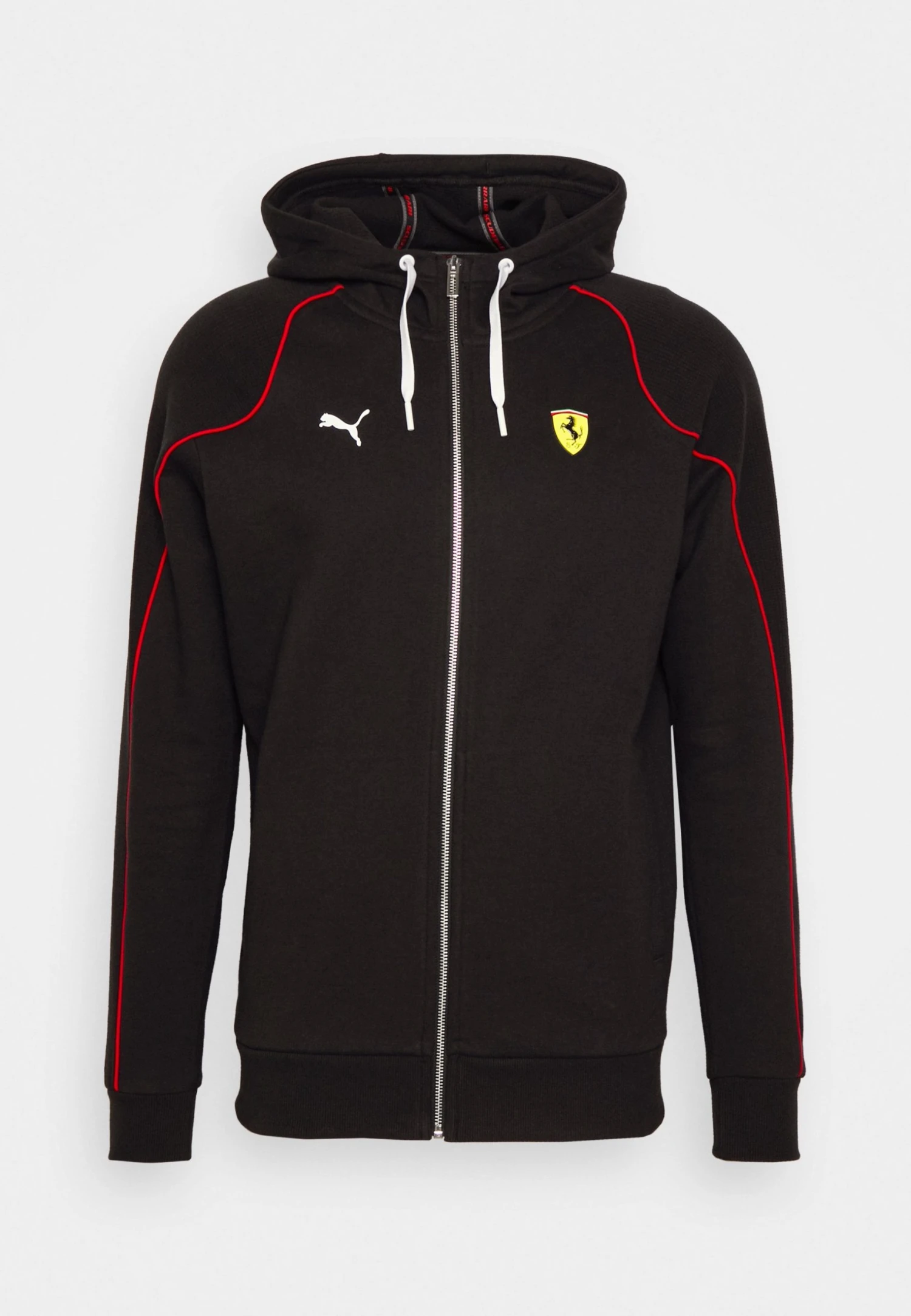 Puma Ferrari Race Hooded Jacket - Zip-Up Sweatshirt - Black 10 Puma Ferrari Race Hooded Jacket - Zip-Up Sweatshirt - Black - Image 8