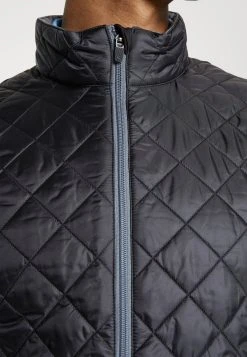 PUMA Golf Frost Quilted Jacket - Outdoor Jacket - Black/Slate Gray -Fashion clothing a1bc8c36b87743058e40568262c48257
