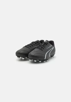 Puma Vitoria Fg/Ag - Moulded Stud Football Boots - Black/White -Fashion clothing a216f86937db4793bb35c23f22e5f2c7
