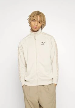 Puma Trend Track Jacket - Zip-Up Sweatshirt - Granola -Fashion clothing a25fce9976384bea806558a2383ffe54