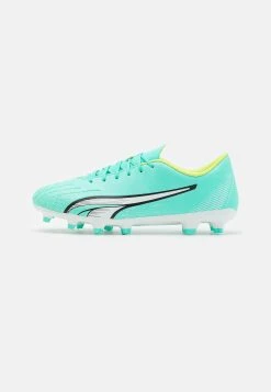 Puma Ultra- Moulded Stud Football Boots - Electric Peppermint/White/Fast Yellow