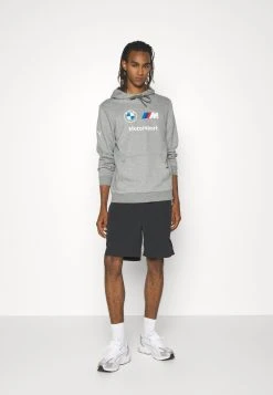 Puma Bmw Mms Ess- Hoodie - Medium Gray Heather -Fashion clothing a4003c59446d43ca835d697f337ad25a